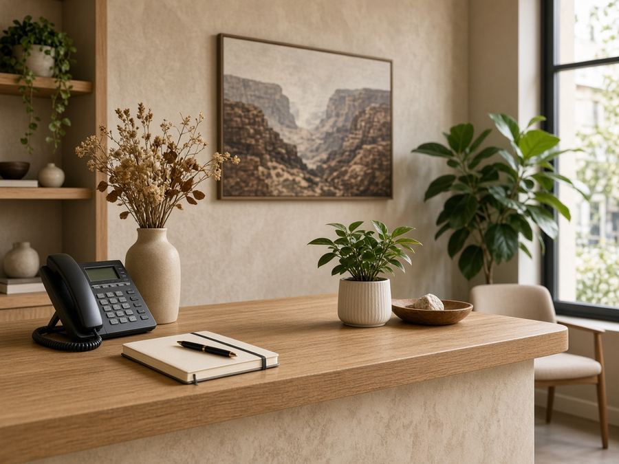 Contact desk at Echo Canyon Coaching in Debrecen
